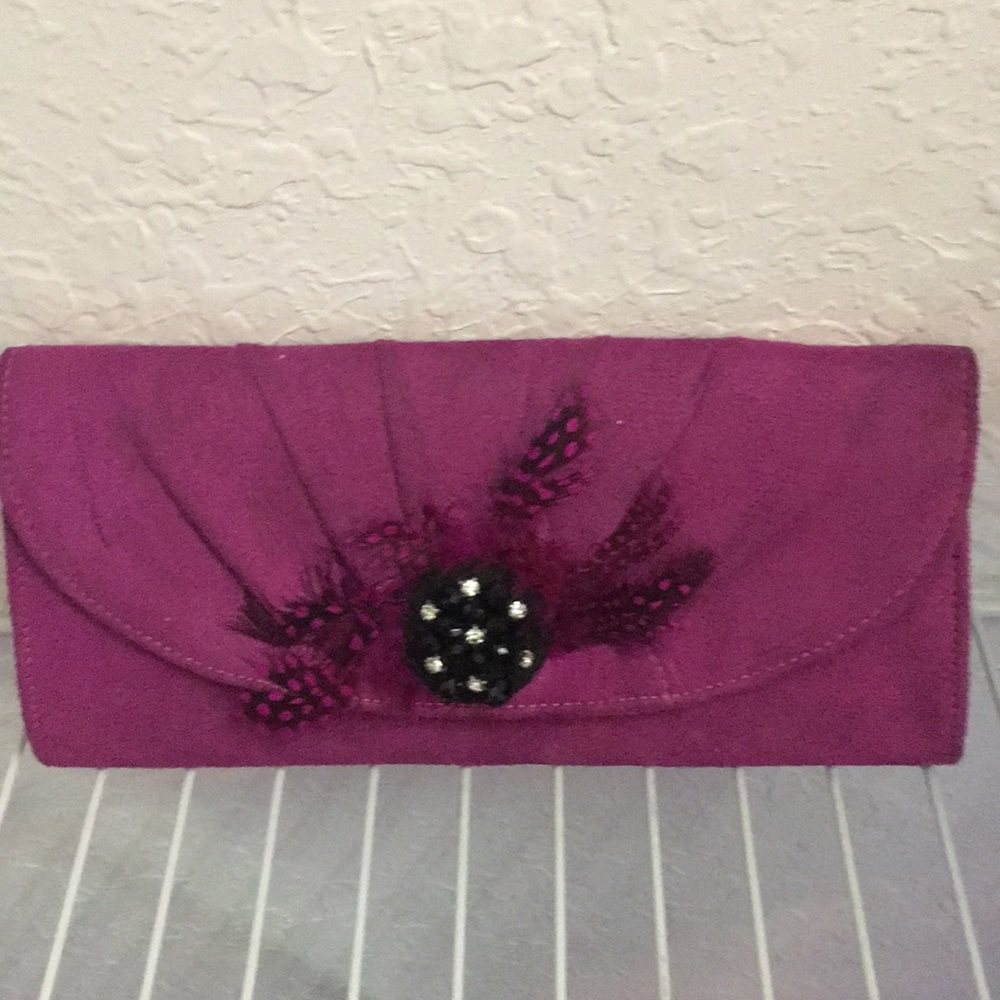 Fuscia BEBE Clutch